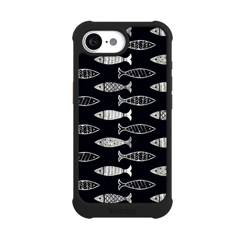 iPhone 16e NIVOmax Black Fishy Theme