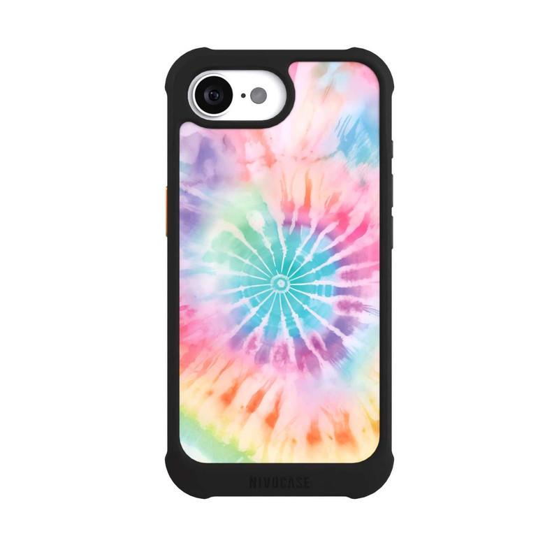 iPhone 16e NIVOmax Rainbow Color Tie Dye 