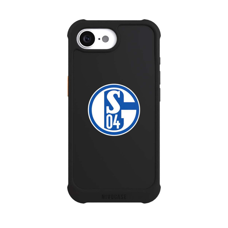 iPhone 16e NIVOmax FC Schalke 04 Logo Transparent