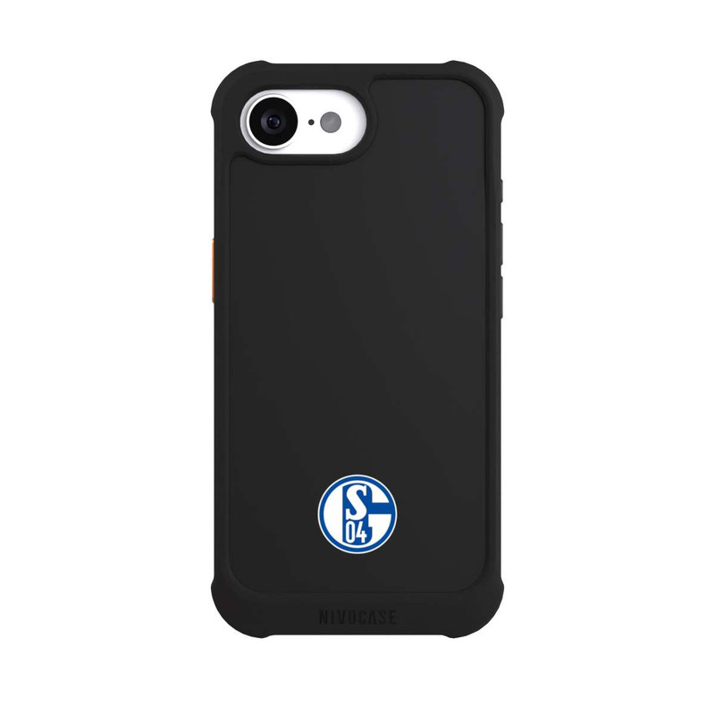 iPhone 16e NIVOmax FC Schalke 04 Logo Klein Transparent
