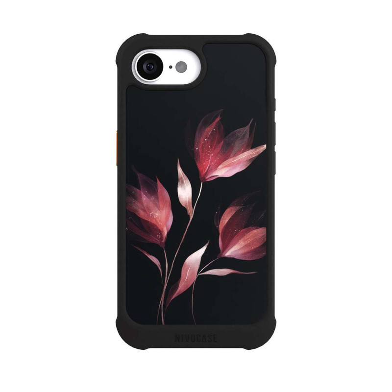 iPhone 16e NIVOmax Fleur de Bourgogne Négatif