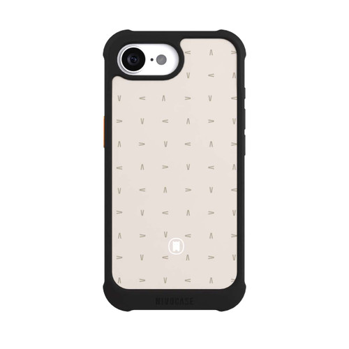 Apple iPhone 16e NIVOmax Nivocase Muster Beige