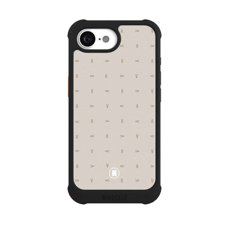 iPhone 16e NIVOmax Nivocase Pattern Beige