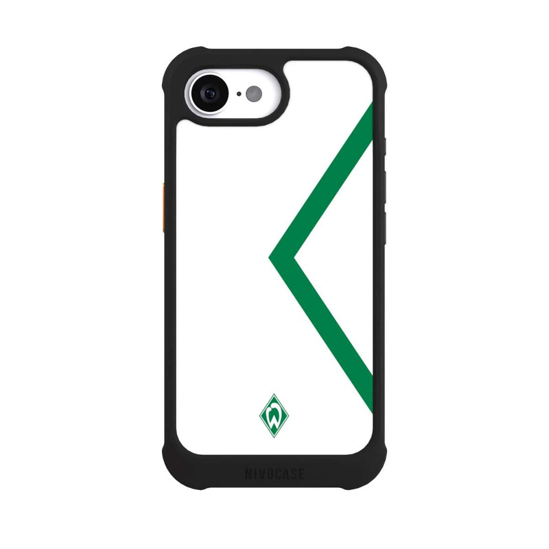 iPhone 16e NIVOmax Werder Bremen Rautenelement Grün