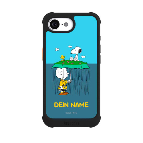 Apple iPhone 16e NIVOmax Charlie Brown Regen Personalisierbar