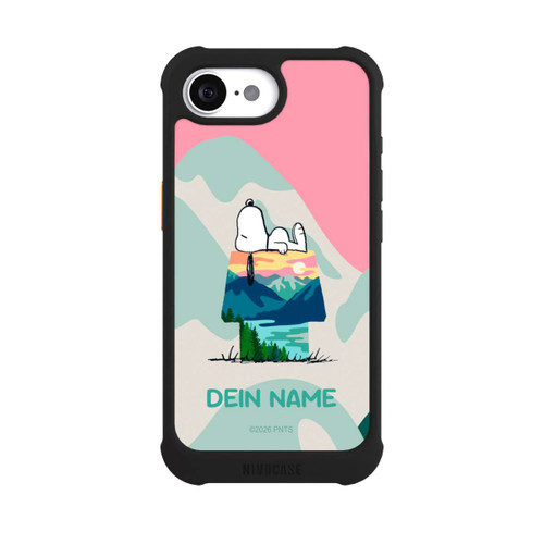 Apple iPhone 16e NIVOmax Snoopy Outdoor Personalisierbar