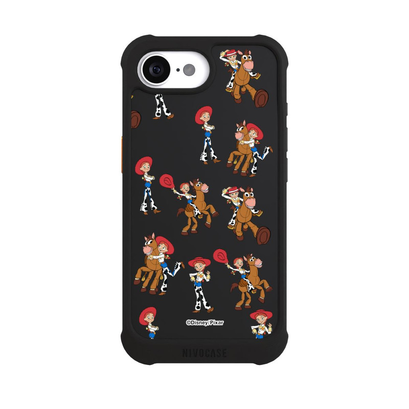 iPhone 16e NIVOmax Toy Story 5 Jessie Cowboy Pattern Transparent