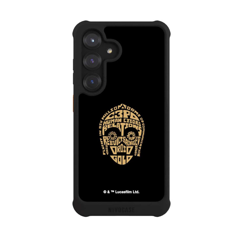 Galaxy S25 NIVOmax C3PO Typo Grafisch