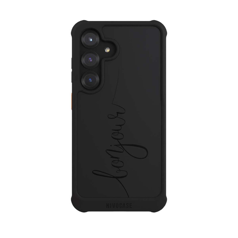 Galaxy S25 NIVOmax Bonjour Schwarz ohne Hintergrund