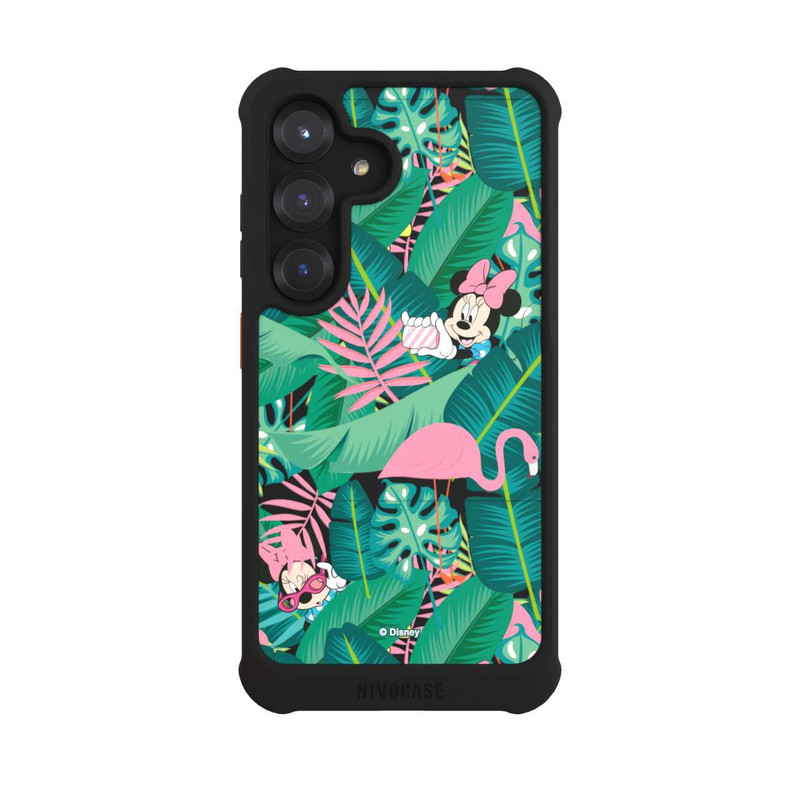 Galaxy S25 NIVOmax Minnie Summer Palmblätter ohne Hintergrund