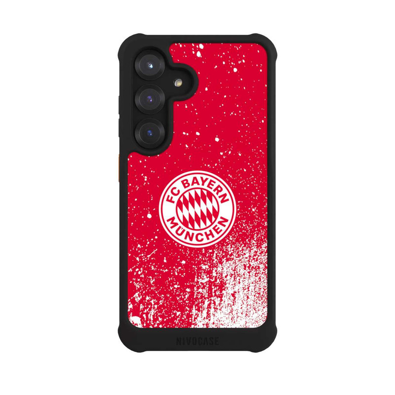 Galaxy S25 NIVOmax Splatter Rot - FCB