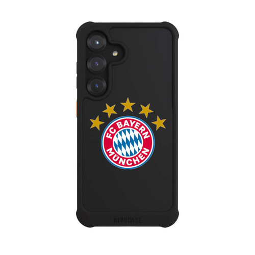 Samsung Galaxy S25 NIVOmax FCB Logo mit Sterne - ohne Hintergrund