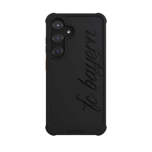 Samsung Galaxy S25 NIVOmax Schwarzes FCB Girlmotiv - ohne Hintergrund