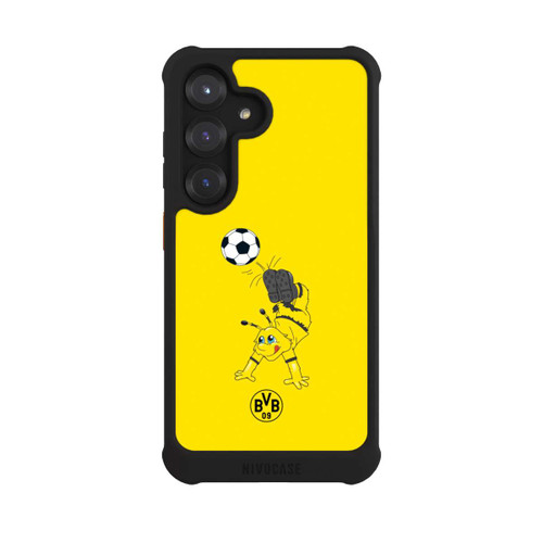 Samsung Galaxy S25 NIVOmax Emma mit Fussball - BVB