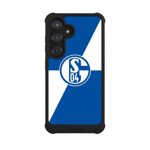 Samsung Galaxy S25 NIVOmax Schalke 04 - Rauten