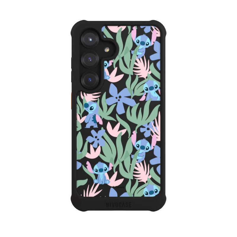 Galaxy S25 NIVOmax Motif floral Stitch Transparent
