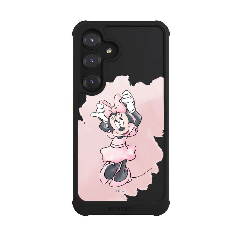 Galaxy S25 NIVOmax Minnie Aquarell transparent