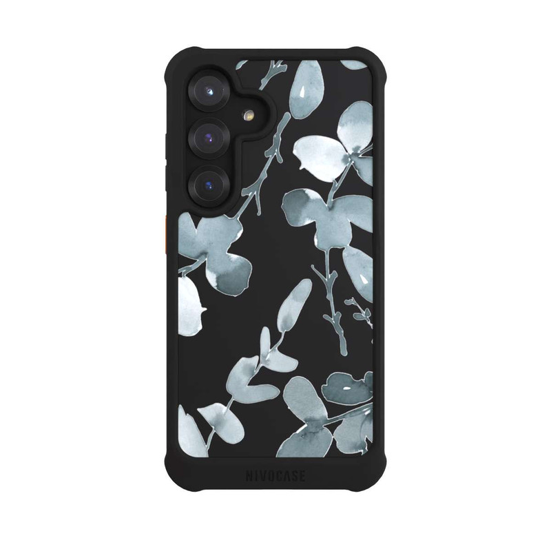 Galaxy S25 NIVOmax Motif eucalyptus transparent