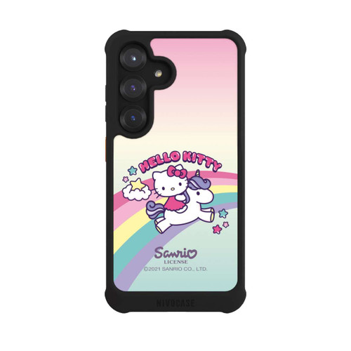 Samsung Galaxy S25 NIVOmax Hello Kitty Regenbogen 