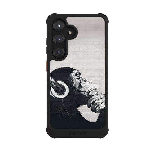 Samsung Galaxy S25 NIVOmax Musiker Affe