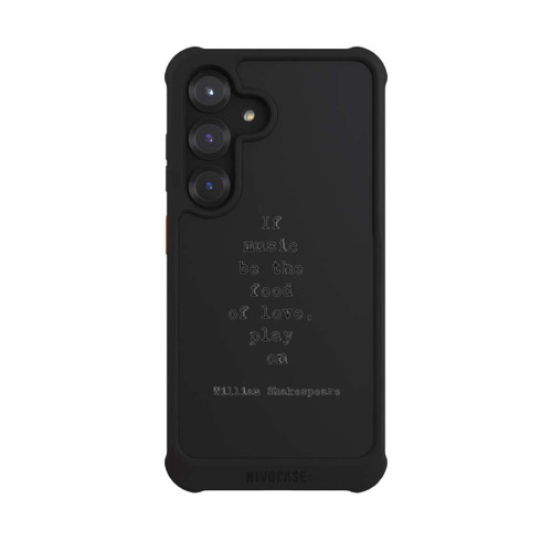 Samsung Galaxy S25 NIVOmax Shakespeare Music Food Transparent