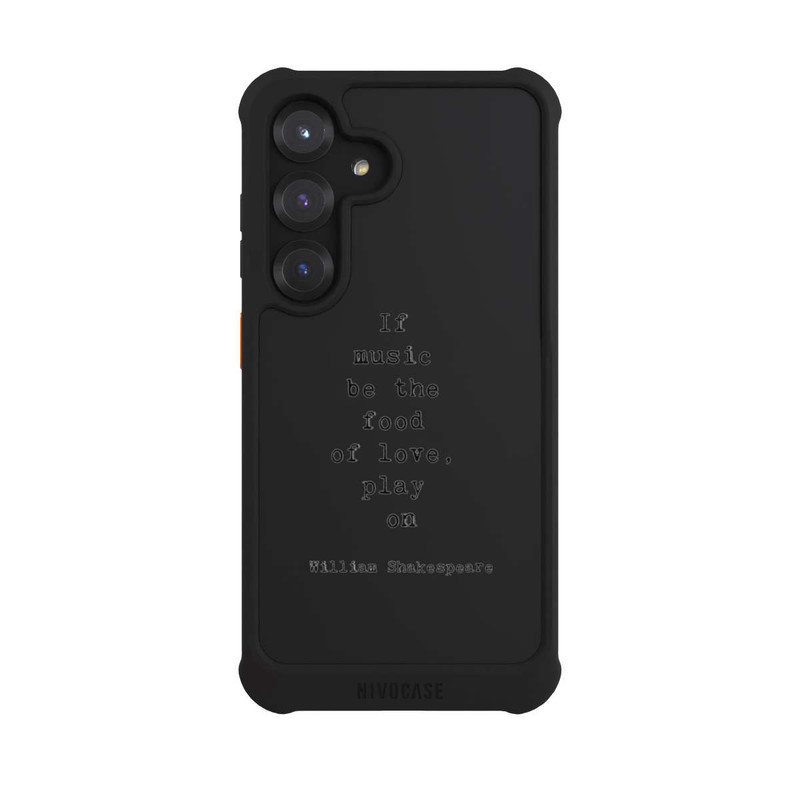 Galaxy S25 NIVOmax Shakespeare Music Food Transparent
