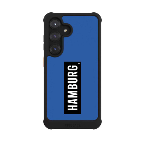 Samsung Galaxy S25 NIVOmax HSV Hamburg Schwarz Blau