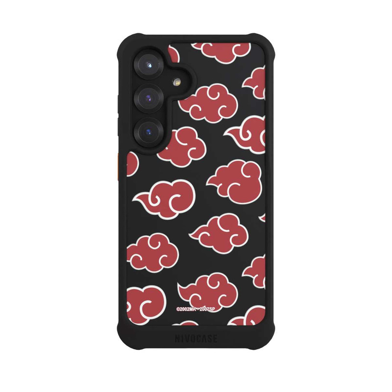 Galaxy S25 NIVOmax Akatsuki Pattern Transparent