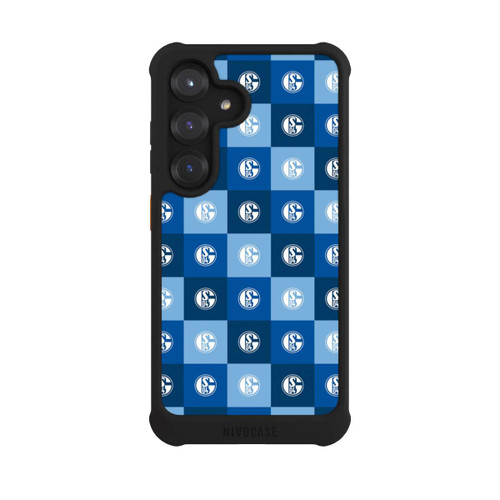 Samsung Galaxy S25 NIVOmax Schalke 04 Muster
