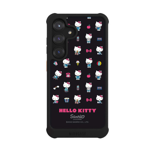 Samsung Galaxy S25 NIVOmax Hello Kitty 90s Schwarz