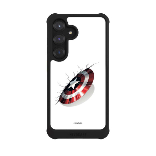 Samsung Galaxy S25 NIVOmax Captain America Shield Crash