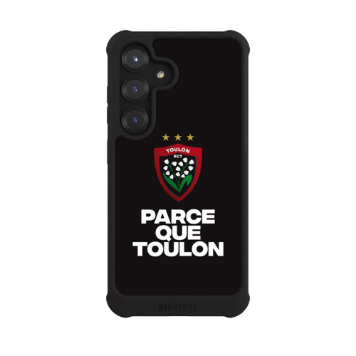 Samsung Galaxy S25 NIVOmax Parce Que Toulon Schwarz