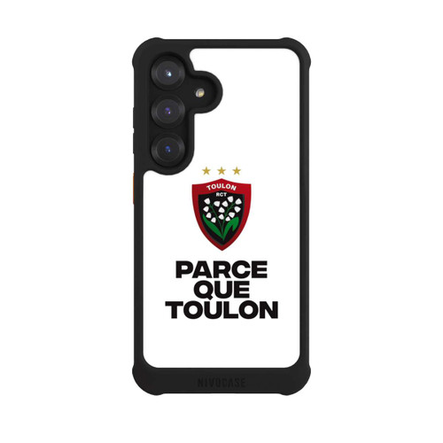 Samsung Galaxy S25 NIVOmax Parce Que Toulon Weiß