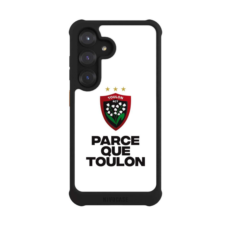 Galaxy S25 NIVOmax Parce Que Toulon Weiß