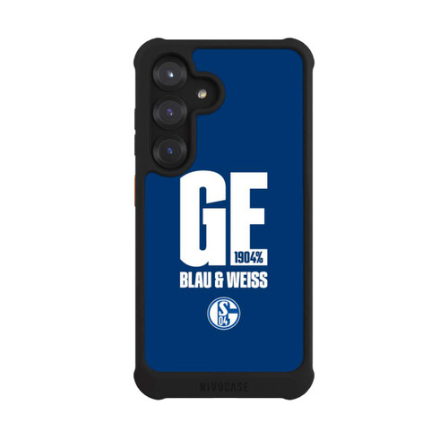 Samsung Galaxy S25 NIVOmax S04 GE Blau &amp; Weiss