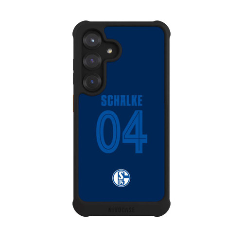 Samsung Galaxy S25 NIVOmax Schalke 04 Dunkelblau