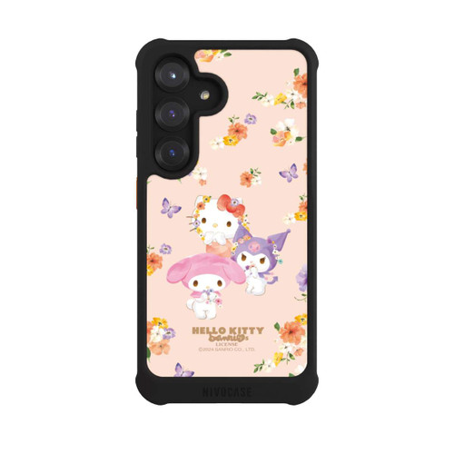 Samsung Galaxy S25 NIVOmax Hello Kitty Frühlingsblumen