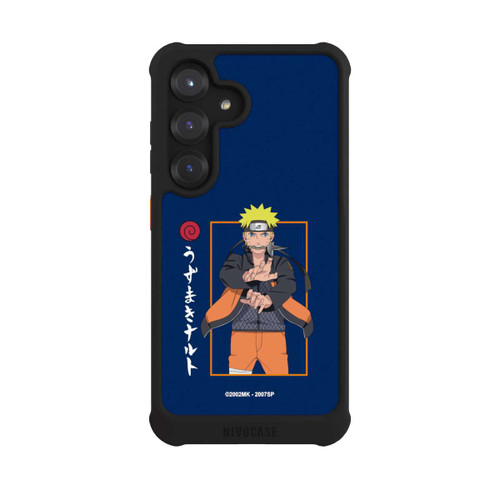 Samsung Galaxy S25 NIVOmax Naruto Kampfposition Blau