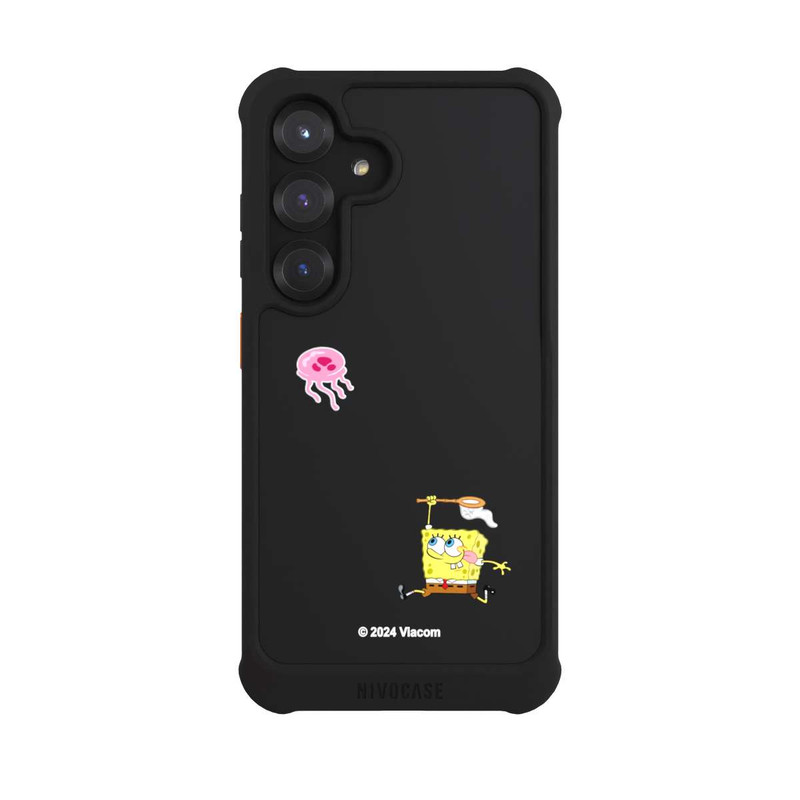 Galaxy S25 NIVOmax Bob l'éponge Prise de Méduses