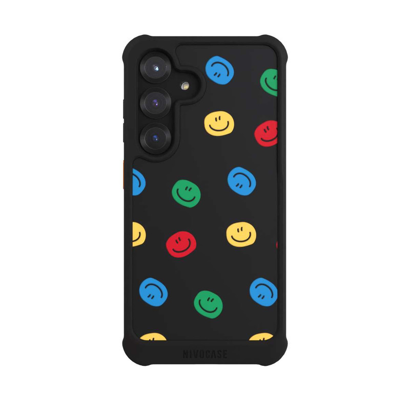 Galaxy S25 NIVOmax Smile Motif coloré