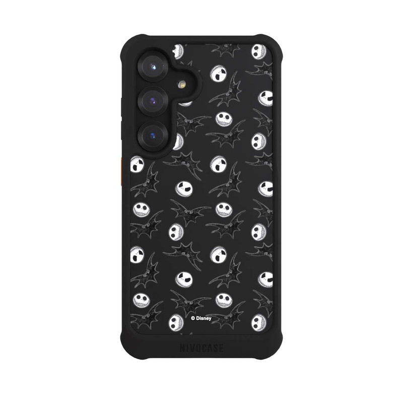 Galaxy S25 NIVOmax Nightmare Before Christmas Pattern Transparent