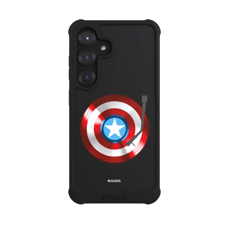 Galaxy S25 NIVOmax Capitan American Shield Marvel