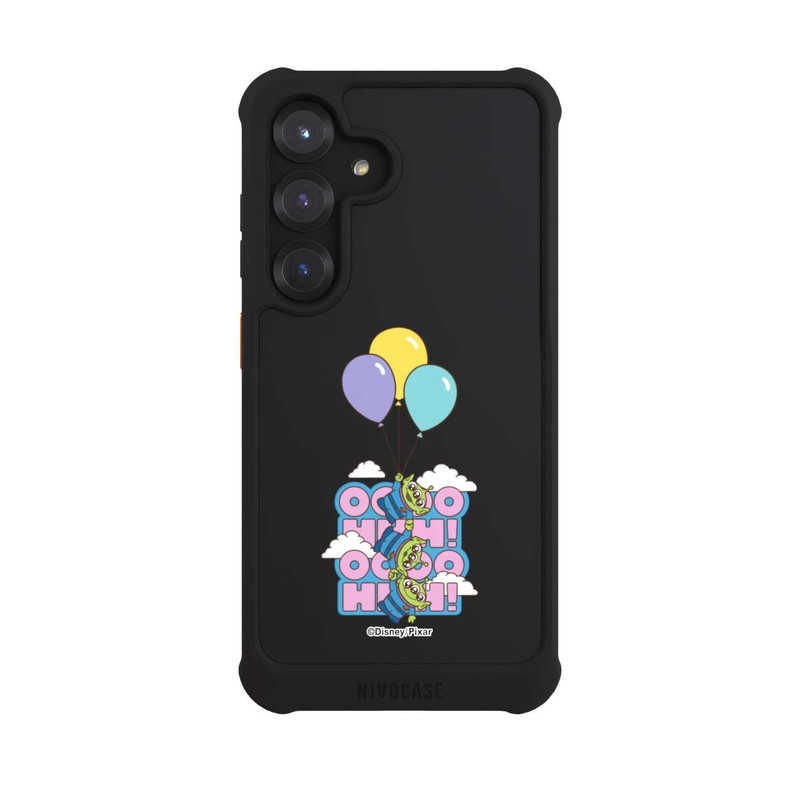 Galaxy S25 NIVOmax Toy Story Aliens Balloons OOOOHHH Transparent