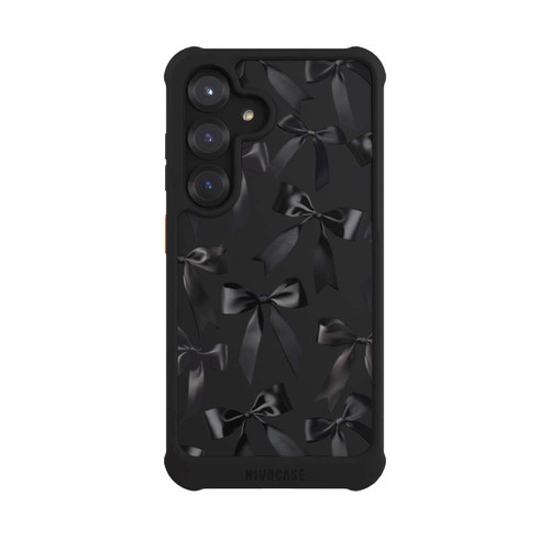 Samsung Galaxy S25 NIVOmax Black Satin Bow