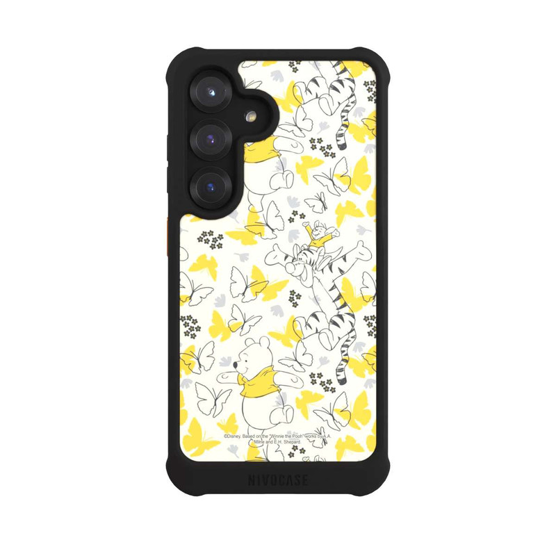 Galaxy S25 NIVOmax Winnie Puuh Butterfly Pattern