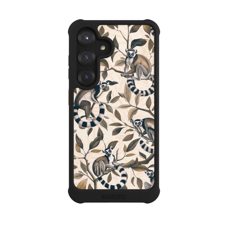 Galaxy S25 NIVOmax Lush Tropical Lemur Paradise