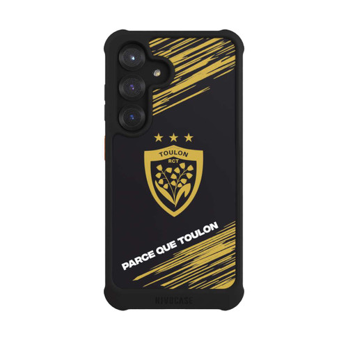 Samsung Galaxy S25 NIVOmax RCT Logo Gold Monochrom