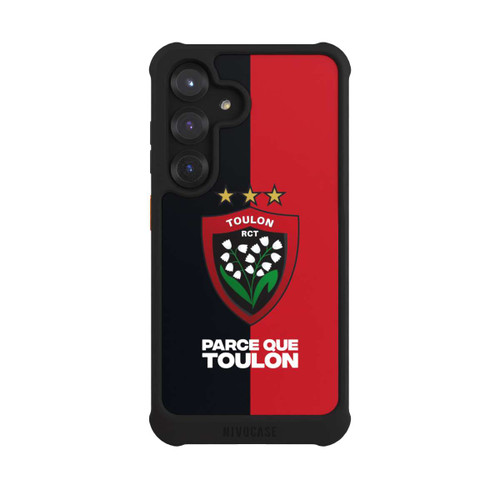 Samsung Galaxy S25 NIVOmax RCT Logo Red Black