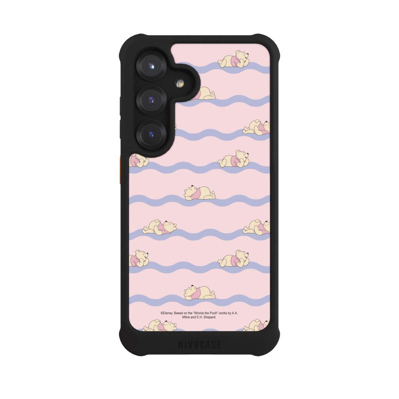 Galaxy S25 NIVOmax Winnie the Pooh Pink Waves