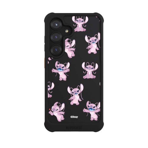 Samsung Galaxy S25 NIVOmax Angel Faces Pattern Transparent